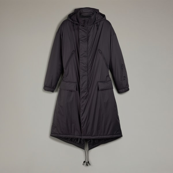 adidas Y-3 Padded Hooded Parka - Black | adidas Türkiye