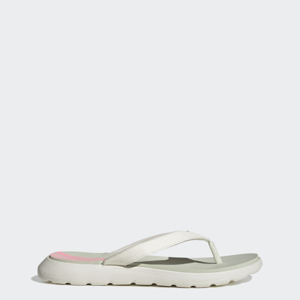 adidas Comfort Flip Flops White adidas Thailand