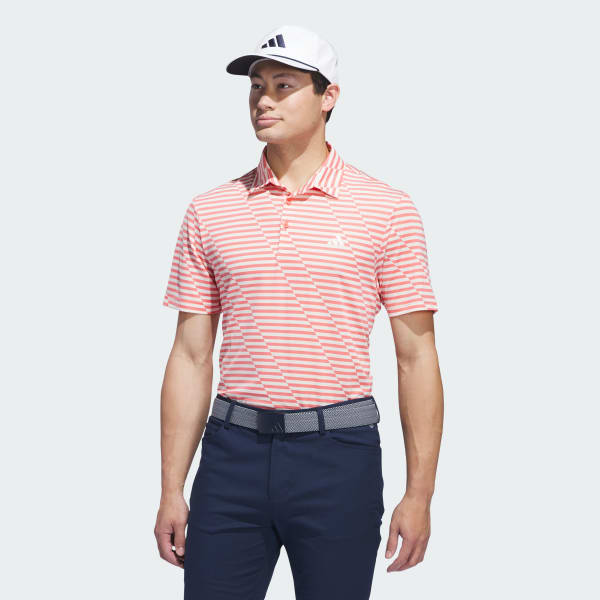 Red Ultimate365 Mesh Print Polo