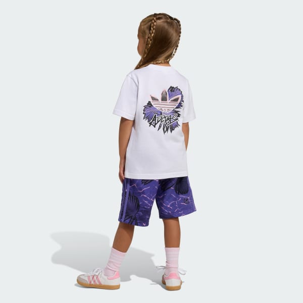 Purple AOP REGULAR SHORT TEE SET