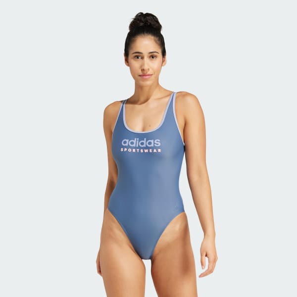 Azul Fato de Banho Sportswear