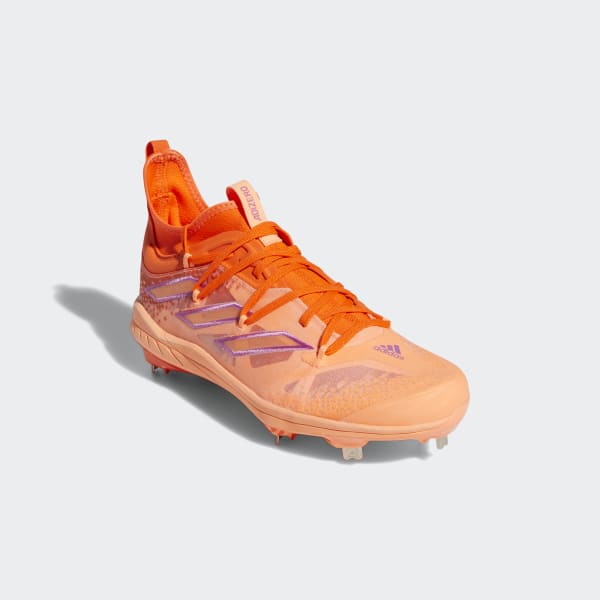 Orange Adizero Afterburner NWV Cleats