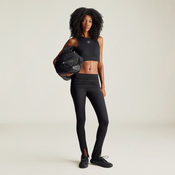 adidas by Stella McCartney TrueStrength ヨガ クロップトップ - ブラック | アディダス ジャパン