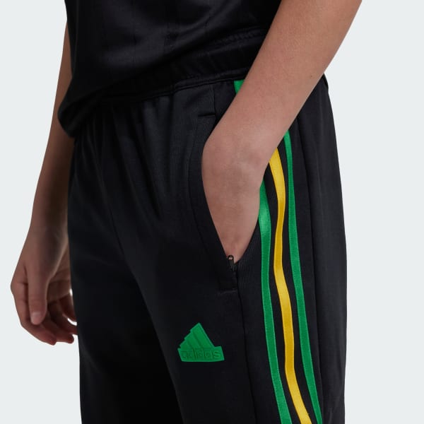 Green and black adidas pants hotsell