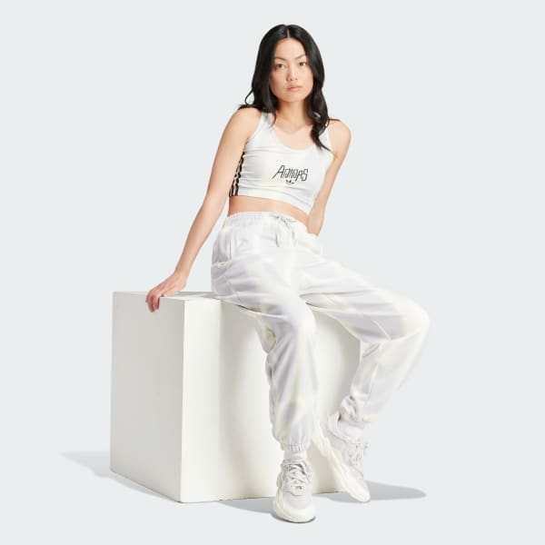 Grey Dye Allover Print Sweat Joggers