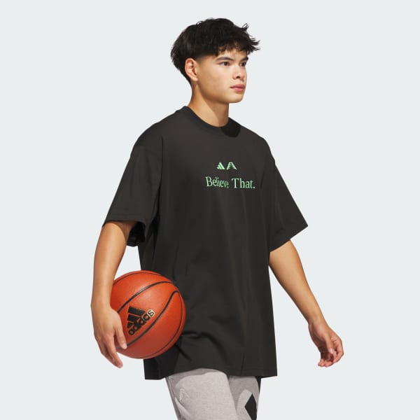Schwarz Anthony Edwards Believe That T-Shirt