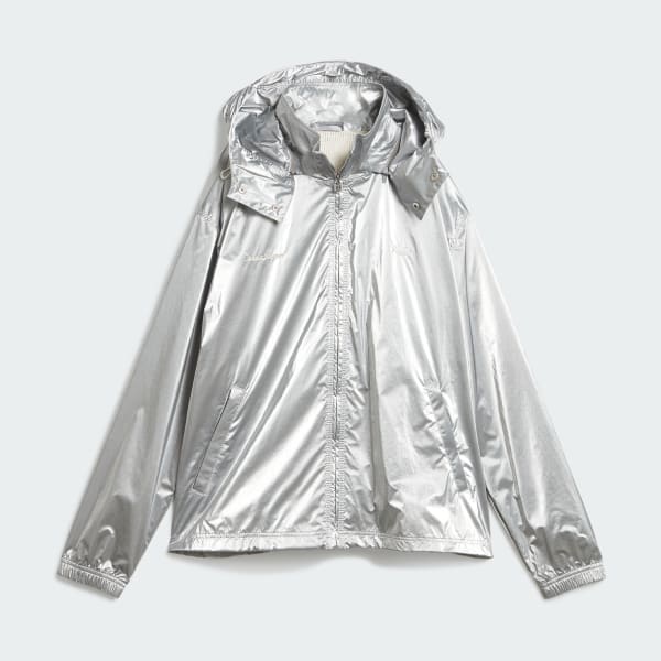 Adidas x Wales Bonner Nylon Anorak Jacket Silver - Small