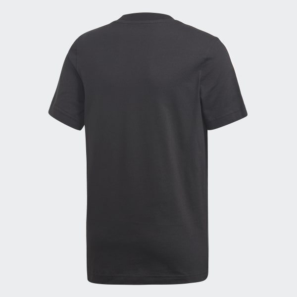 Negro Camiseta Essentials 3 bandas FTN06