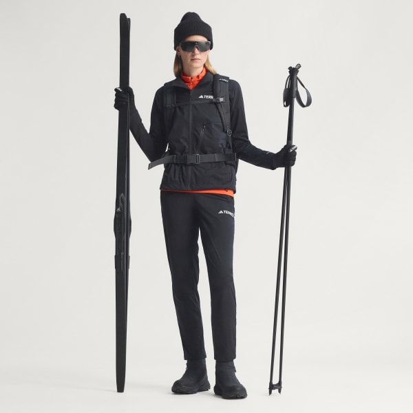 Sort Terrex Xperior Cross-Country Ski Softshell jakke