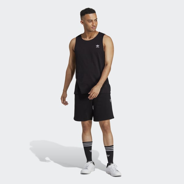Schwarz Trefoil Essentials Shorts