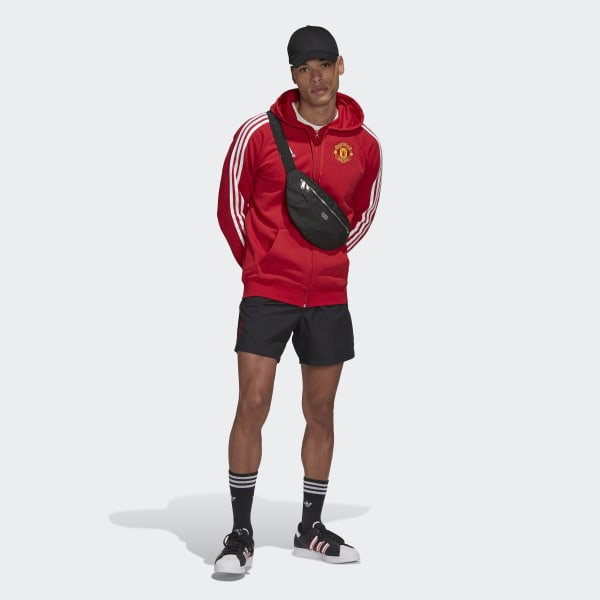 Rod Manchester United 3-Stripes Full-Zip Hettegenser VZ281