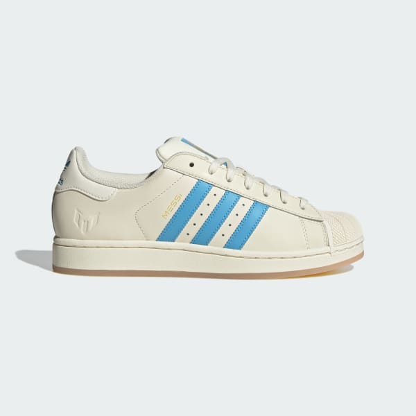 White Superstar Messi Shoes
