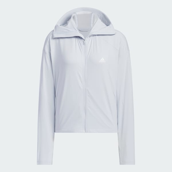 Blue 니트 UPF 재킷