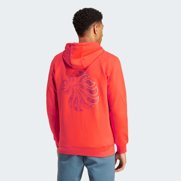 Mens orange adidas hoodie shop