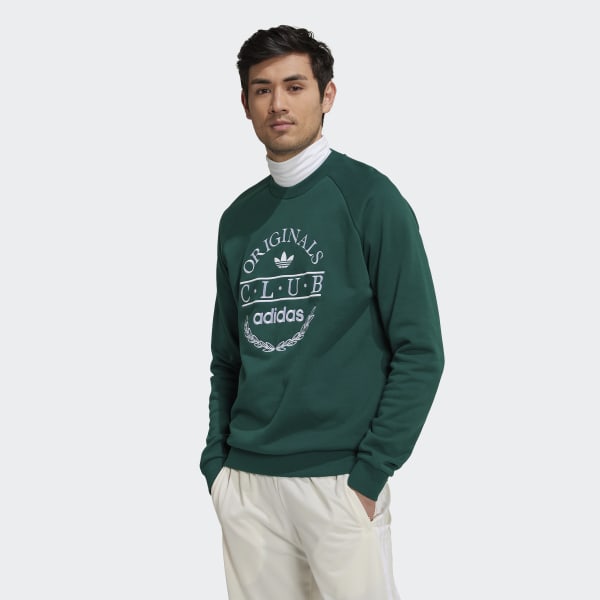 Extraordinario Descomponer Frustración adidas Sudadera Club - Verde | adidas Mexico