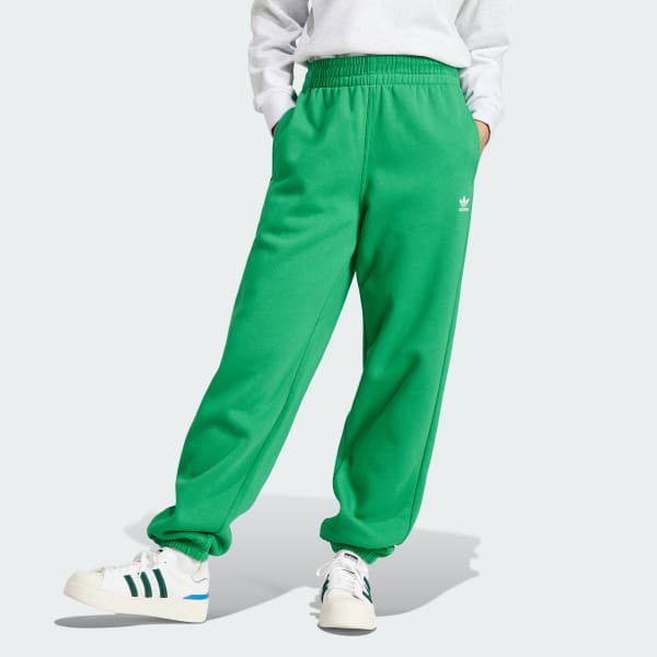 adidas Essentials Fleece Joggers - Green | Women's Lifestyle | adidas US