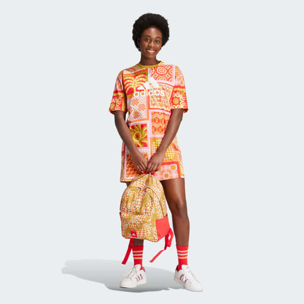 adidas x FARM Rio Slim Dress Yellow adidas Ireland