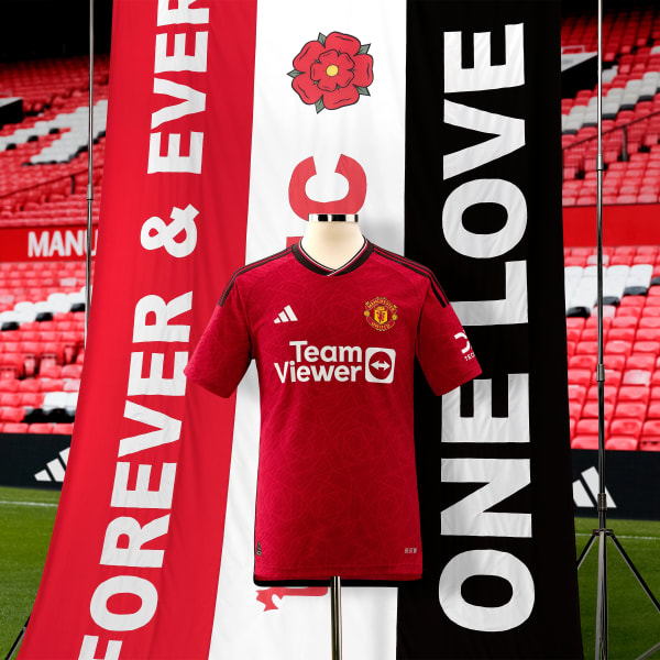 Camiseta Uniforme Local Manchester United 22/23 - Rojo adidas