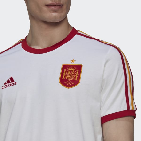 bílá Tričko Spain 3-Stripes TG241
