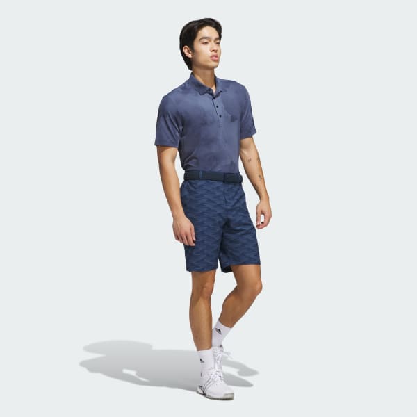 Blue Ultimate365 Printed Cool Feeling Tour Polo Shirt