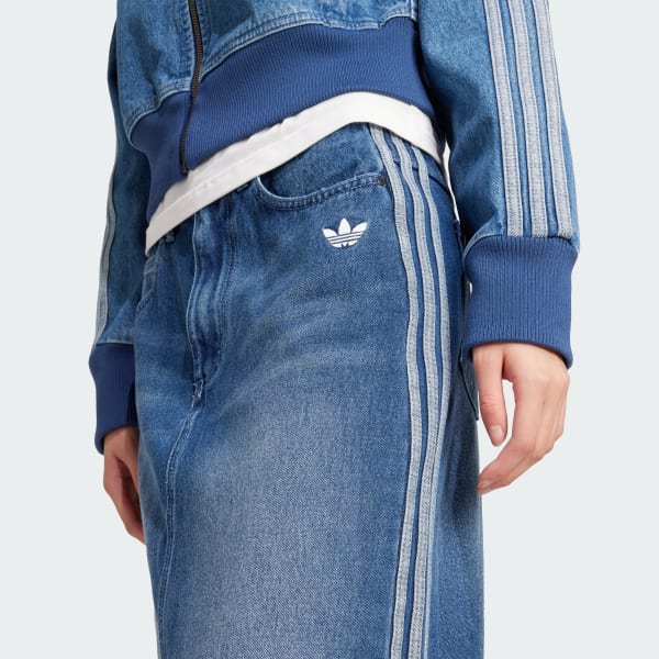 Adicolor 3-Stripes Denim Pencil Skirt