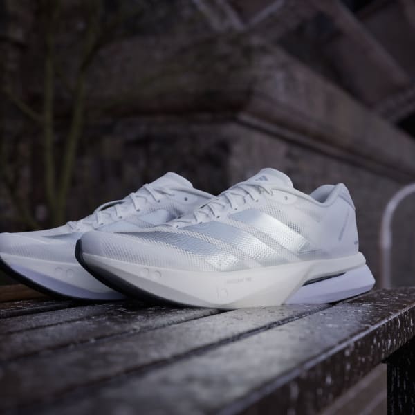 【ADIDAS】ADIZERO BOSTON 13 W ★JS4948★ホワイト レディース adidas Adizero Boston 13 Shoes - White | Free Shipping with