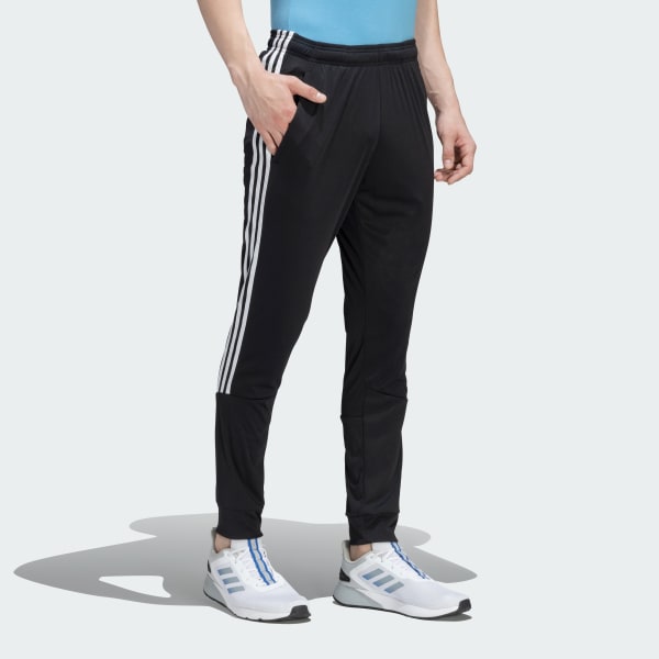 Black 3 Stripes Logo Pants