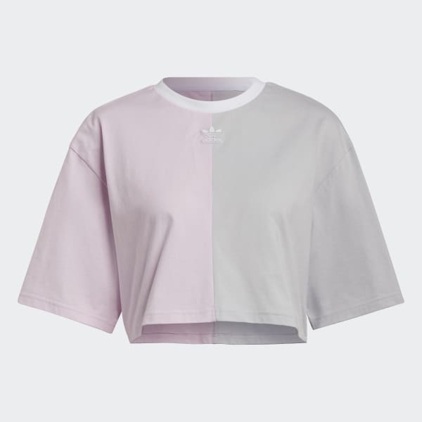 Adidas crop top pink new arrivals