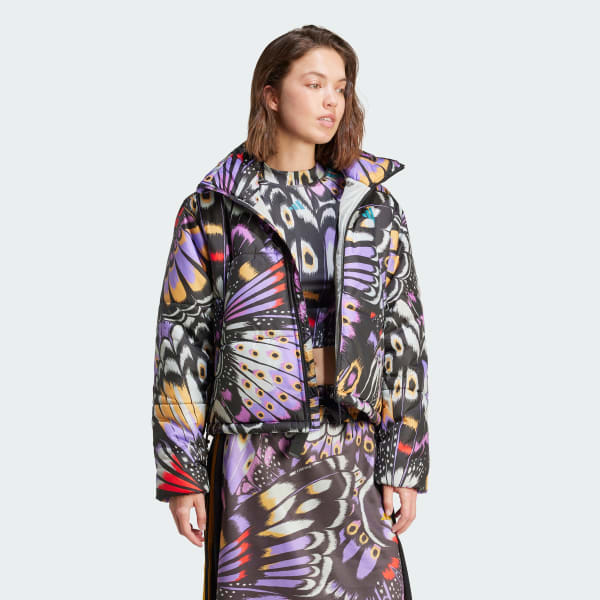 Negro Chamarra acolchada adidas X Farm