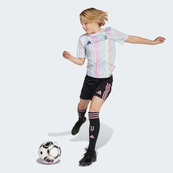 Weiss Juventus Turin 25/26 Kids Pre-Match Shirt