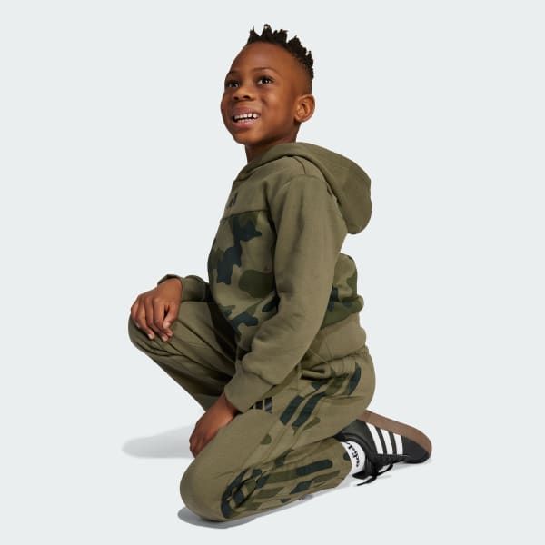 Gronn Seasonal Essentials Little Kids Camo Fleece Joggedress