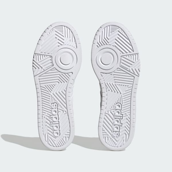 Λευκό Hoops 3.0 Mid Lifestyle Basketball Classic Vintage Shoes