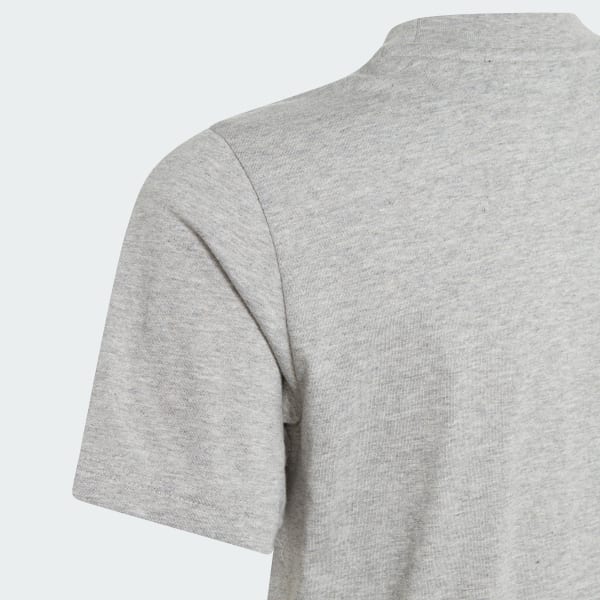 Gris T-shirt coton petit logo Essentials