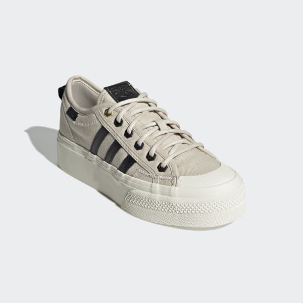 adidas platform beige