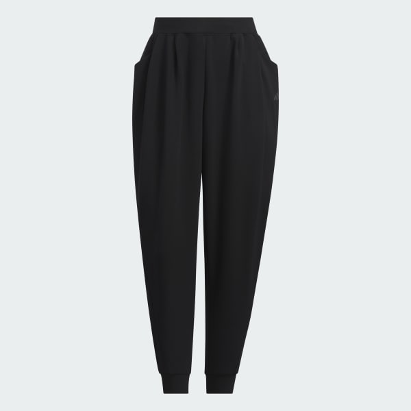 ブラック ラックスフロー ルーズフィット アンクル丈 ジョガーパンツ