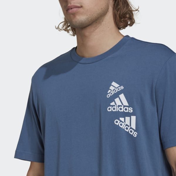 blauw Essentials BrandLove T-shirt P5872