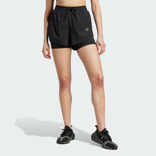 Μαύρο adidas by Stella McCartney TruePurpose 2-in-1 Training Shorts