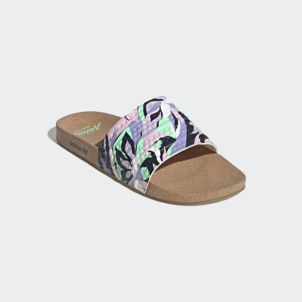 Turquesa Chinelos de Cortiça Adilette