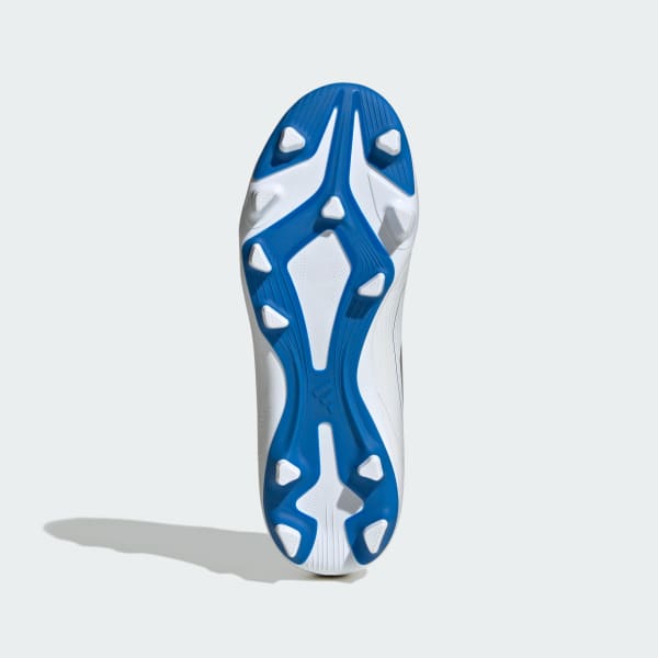 Hvit F50 Club Firm/Multi-Ground Fotballsko