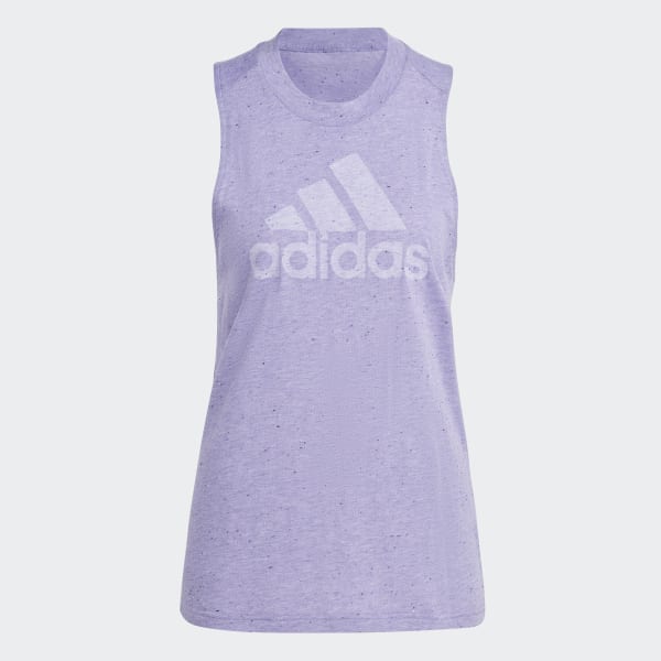 Purple adidas Sportswear Future Icons Winners 3.0 Tank Top