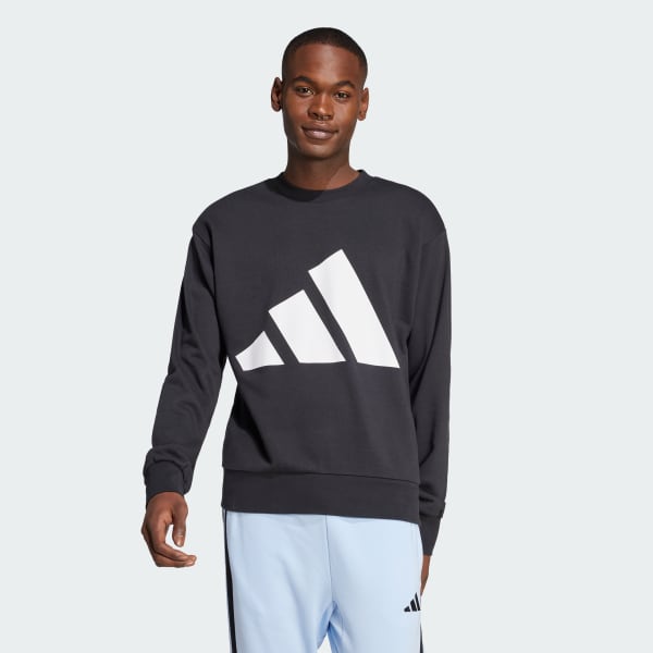 Svart Essentials Big Logo French Terry Sweatshirt