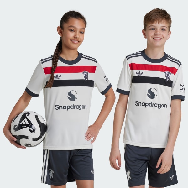Λευκό Manchester United 24/25 Third Jersey Kids