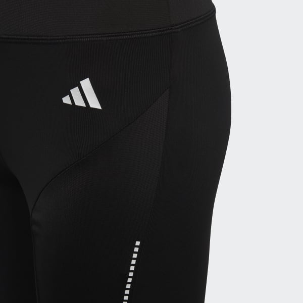 Preto Leggings 7/8 com Cintura Subida AEROREADY