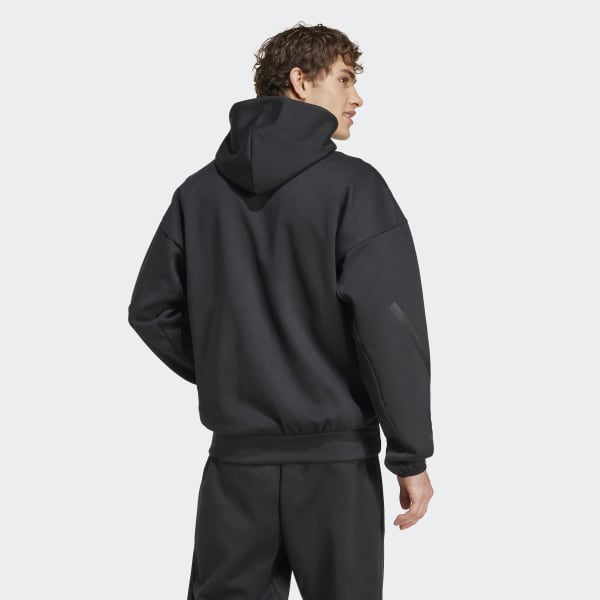 Adidas black hoodie jacket shop
