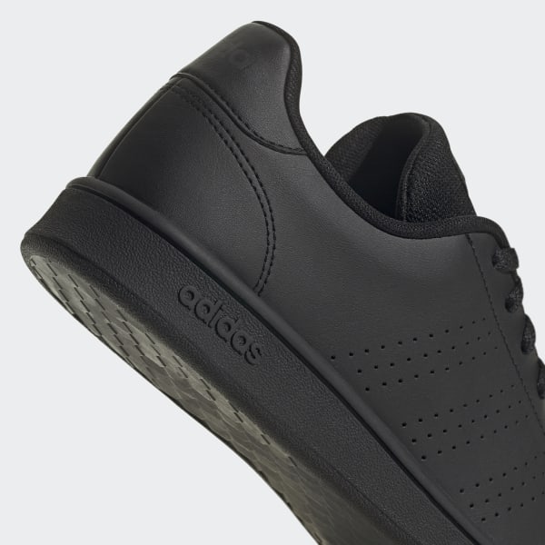 Black Advantage Base Court Lifestyle Shoes EOT69