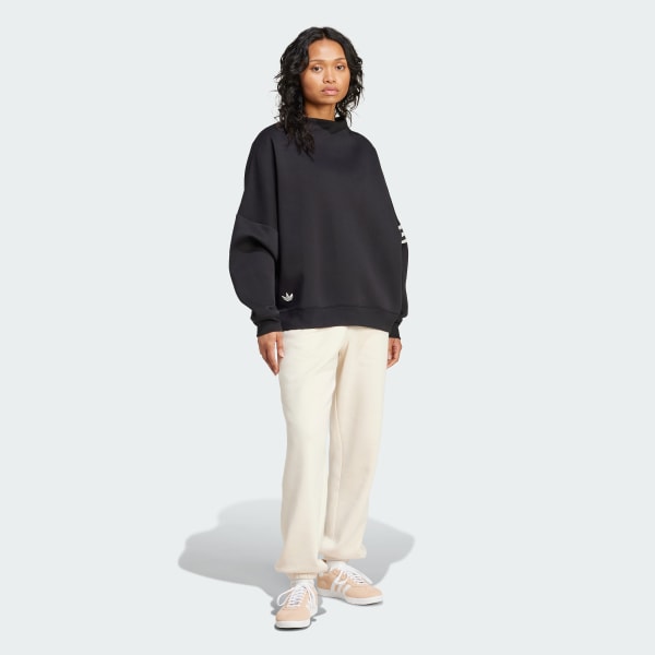 Black Neuclassics Oversized Mock Neck Sweatshirt