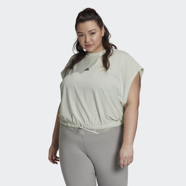 zelená Tričko Hyperglam Sleeveless (plus size) SD281