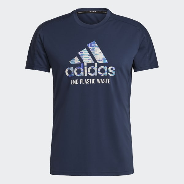 adidas Run for the Oceans Graphic T-Shirt - Blue | adidas UK
