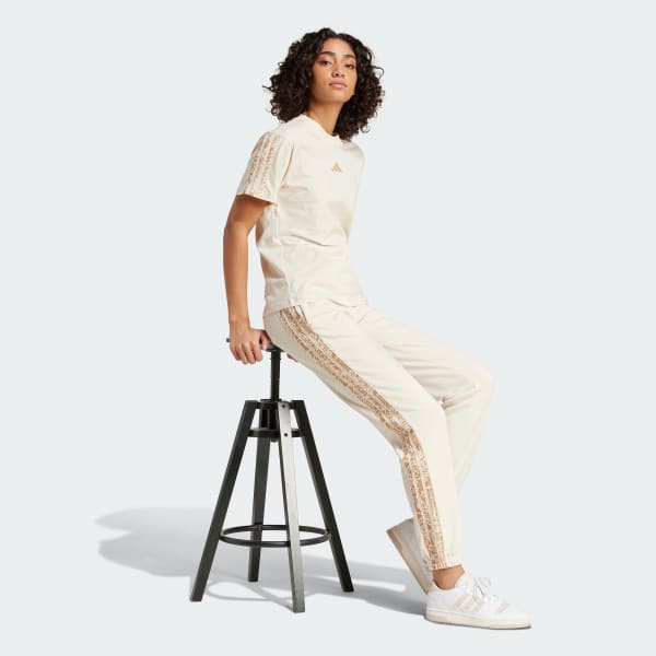 Blanco Pantalón Essentials Seasonals Animal