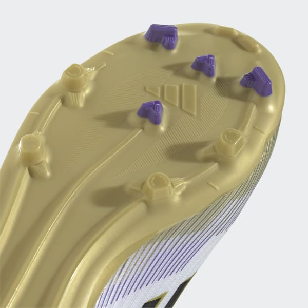 adidas F50 League Firm/Multi-Ground Cleats Kids - White